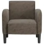 Sillón con reposabrazos gris oscuro 54 cm cuero sintética by , Armchairs - Ref: Foro24-4100535, Price: 128,53 €, Discount: %