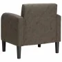 Sillón con reposabrazos gris oscuro 54 cm cuero sintética by , Armchairs - Ref: Foro24-4100535, Price: 128,53 €, Discount: %