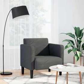 Sillón con reposabrazos gris oscuro 54 cm tejido de pana by , Armchairs - Ref: Foro24-4100516, Price: 132,71 €, Discount: %