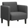 Sillón con reposabrazos gris oscuro 54 cm tejido de pana by , Armchairs - Ref: Foro24-4100516, Price: 132,71 €, Discount: %