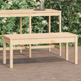 Massivholz-Gartenbank Kiefer 109x44x45 cm von vidaXL, Gartenbänke - Ref: Foro24-824004, Preis: 58,77 €, Rabatt: %