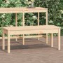 Massivholz-Gartenbank Kiefer 109x44x45 cm von vidaXL, Gartenbänke - Ref: Foro24-824004, Preis: 57,08 €, Rabatt: %