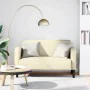 Sofá Loveseat color crema 110 cm cuero sintética by , Sofas - Ref: Foro24-4100537, Price: 173,03 €, Discount: %