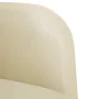 Sofá Loveseat color crema 110 cm cuero sintética by , Sofas - Ref: Foro24-4100537, Price: 173,03 €, Discount: %