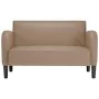 Sofá Loveseat Cappuccino 110 cm Cuero sintético by , Sofas - Ref: Foro24-4100540, Price: 158,59 €, Discount: %