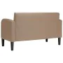 Sofá Loveseat Cappuccino 110 cm Cuero sintético by , Sofas - Ref: Foro24-4100540, Price: 158,59 €, Discount: %