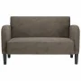 Sofá Loveseat gris oscuro 110 cm cuero sintética de , Sofás - Ref: Foro24-4100542, Precio: 182,37 €, Descuento: %