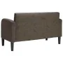 Sofá Loveseat gris oscuro 110 cm cuero sintética de , Sofás - Ref: Foro24-4100542, Precio: 182,37 €, Descuento: %