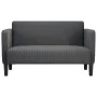 Sofá Loveseat gris oscuro 109 cm tejido de pana de , Sofás - Ref: Foro24-4100523, Precio: 210,88 €, Descuento: %