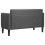 Sofá Loveseat gris oscuro 109 cm tejido de pana de , Sofás - Ref: Foro24-4100523, Precio: 210,88 €, Descuento: %