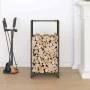 Leñero verde oliva 40x30x80 cm Acero laminado en frío by , Firewood bags and holders - Ref: Foro24-864234, Price: 57,77 €, Di...