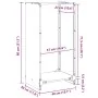 Leñero verde oliva 40x30x80 cm Acero laminado en frío by , Firewood bags and holders - Ref: Foro24-864234, Price: 57,77 €, Di...