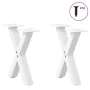 Patas de mesa de centro forma X 2uds acero blanco 37x(30-31) cm von , Tischbeine - Ref: Foro24-4012873, Preis: 48,36 €, Rabat...