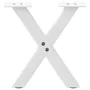 Patas de mesa de centro forma X 2uds acero blanco 37x(30-31) cm von , Tischbeine - Ref: Foro24-4012873, Preis: 48,36 €, Rabat...
