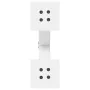 Patas de mesa de centro forma X 2uds acero blanco 37x(30-31) cm von , Tischbeine - Ref: Foro24-4012873, Preis: 48,36 €, Rabat...