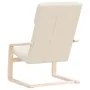 Sillón relajante de tela color crema de , Sillones - Ref: Foro24-352445, Precio: 71,40 €, Descuento: %