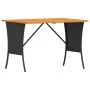Juego de sofás jardín 4 pzas con cojines ratán sintético negro by , Garden sets - Ref: Foro24-3365338, Price: 802,68 €, Disco...