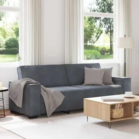 Sofá de 3 plazas terciopelo gris oscuro 180 cm by , Sofas - Ref: Foro24-4105031, Price: 262,19 €, Discount: %