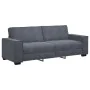 Sofá de 3 plazas terciopelo gris oscuro 180 cm de , Sofás - Ref: Foro24-4105031, Precio: 262,04 €, Descuento: %