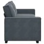 Sofá de 3 plazas terciopelo gris oscuro 180 cm de , Sofás - Ref: Foro24-4105031, Precio: 262,04 €, Descuento: %