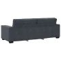 Sofá de 3 plazas terciopelo gris oscuro 180 cm de , Sofás - Ref: Foro24-4105031, Precio: 262,04 €, Descuento: %