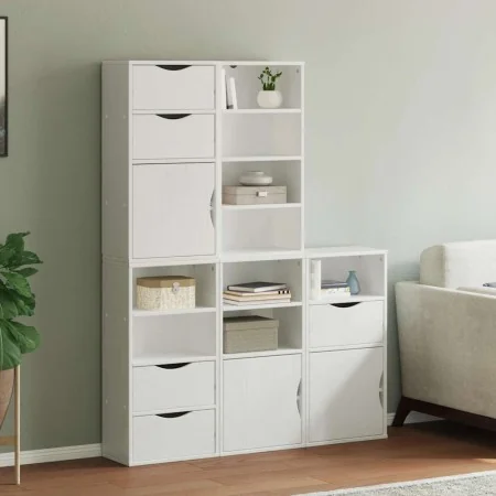 Armarios auxiliares 5 uds "ODDA" blanco 40x24x79 cm madera pino von , Sideboards - Ref: Foro24-3365367, Preis: 273,05 €, Raba...