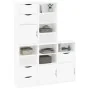 Armarios auxiliares 5 uds "ODDA" blanco 40x24x79 cm madera pino von , Sideboards - Ref: Foro24-3365367, Preis: 273,05 €, Raba...