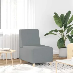 Sillón Sofá Tela Gris Claro 55 cm von , Sofas - Ref: Foro24-4108468, Preis: 120,38 €, Rabatt: %