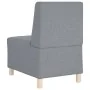 Sillón Sofá Tela Gris Claro 55 cm by , Sofas - Ref: Foro24-4108468, Price: 120,38 €, Discount: %