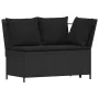 Set de sofás de jardín en forma de L con cojines 4 pzas negro by , Garden sets - Ref: Foro24-3365325, Price: 662,40 €, Discou...