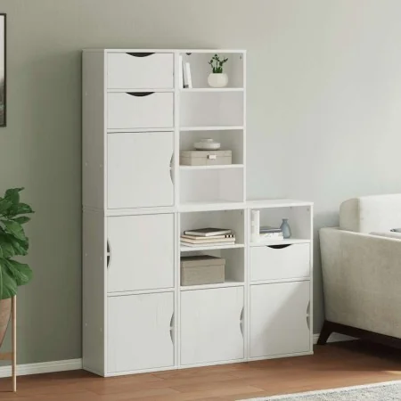 Armarios auxiliares 5 uds "ODDA" blanco 40x24x79 cm madera pino de , Aparadores - Ref: Foro24-3365365, Precio: 272,65 €, Desc...