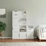 Armarios auxiliares 5 uds "ODDA" blanco 40x24x79 cm madera pino de , Aparadores - Ref: Foro24-3365365, Precio: 272,65 €, Desc...