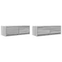 Muebles de TV 2 uds madera ingeniería gris Sonoma 80x31x25,5 cm by , TV Furniture - Ref: Foro24-861519, Price: 94,85 €, Disco...