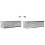 Muebles de TV 2 uds madera ingeniería gris Sonoma 80x31x25,5 cm by , TV Furniture - Ref: Foro24-861519, Price: 94,85 €, Disco...