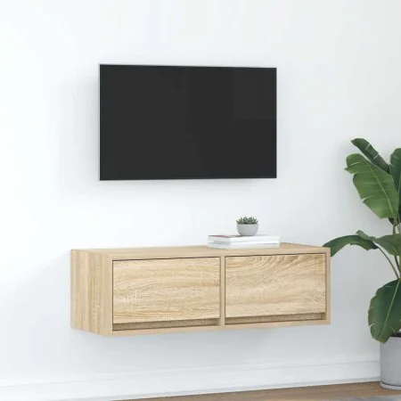 Mueble de TV de roble Sonoma 80x31x25,5 cm Madera de ingeniería von , TV-Möbel - Ref: Foro24-861512, Preis: 52,55 €, Rabatt: %