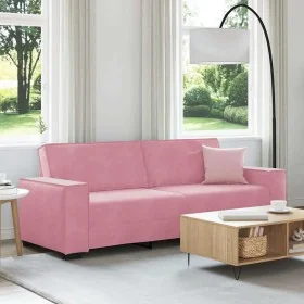 Sofá de 3 plazas terciopelo rosa 180 cm by , Sofas - Ref: Foro24-4105033, Price: 277,60 €, Discount: %