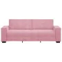 Sofá de 3 plazas terciopelo rosa 180 cm von , Sofas - Ref: Foro24-4105033, Preis: 277,60 €, Rabatt: %