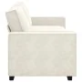 Sofá de 3 plazas terciopelo color crema 180 cm de , Sofás - Ref: Foro24-4105038, Precio: 298,45 €, Descuento: %