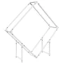 Leñero blanco 100x25x100 cm Acero laminado en frío von , Brennholztaschen und -halter - Ref: Foro24-864288, Preis: 36,71 €, R...