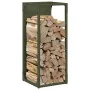 Leñero verde oliva 25x25x60 cm Acero laminado en frío von , Brennholztaschen und -halter - Ref: Foro24-864262, Preis: 37,38 €...