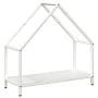 Leñero blanco 60x25x60 cm Acero laminado en frío de , Bolsas y soportes de leña - Ref: Foro24-864304, Precio: 36,61 €, Descue...