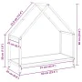 Leñero blanco 60x25x60 cm Acero laminado en frío de , Bolsas y soportes de leña - Ref: Foro24-864304, Precio: 36,61 €, Descue...