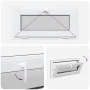 Ventana de sótano "RISOR" 80x40 cm oscilobatiente 2 cristales de , Ventanas - Ref: Foro24-4108421, Precio: 125,71 €, Descuent...