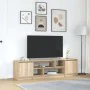 Mueble de TV de roble Sonoma 188,5x41x50 cm Madera ingeniería von , TV-Möbel - Ref: Foro24-3328419, Preis: 136,90 €, Rabatt: %
