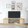 Mueble de TV de roble Sonoma 188,5x41x50 cm Madera ingeniería von , TV-Möbel - Ref: Foro24-3328419, Preis: 136,90 €, Rabatt: %