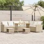 Juego de sofás de jardín en forma de L con cojines 4 pzas beige by , Garden sets - Ref: Foro24-3365327, Price: 672,94 €, Disc...