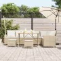 Juego de sofás de jardín en forma de L con cojines 4 pzas beige by , Garden sets - Ref: Foro24-3365327, Price: 672,94 €, Disc...