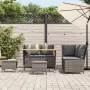 Juego de sofás jardín con cojines 5 pzas ratán sintético gris von , Gartensets - Ref: Foro24-3365346, Preis: 499,31 €, Rabatt: %
