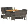 Juego de sofás jardín con cojines 5 pzas ratán sintético gris von , Gartensets - Ref: Foro24-3365346, Preis: 499,31 €, Rabatt: %