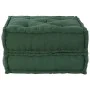 Puff modular de tela verde 70x70x36 cm von , Kissen für Stühle und Sofas - Ref: Foro24-4019035, Preis: 117,18 €, Rabatt: %
